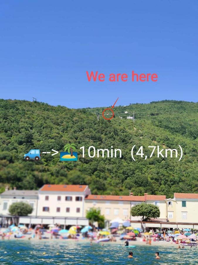 Pocitniska Hisa Morski Pogled Tatil Evi Mošćenička Draga